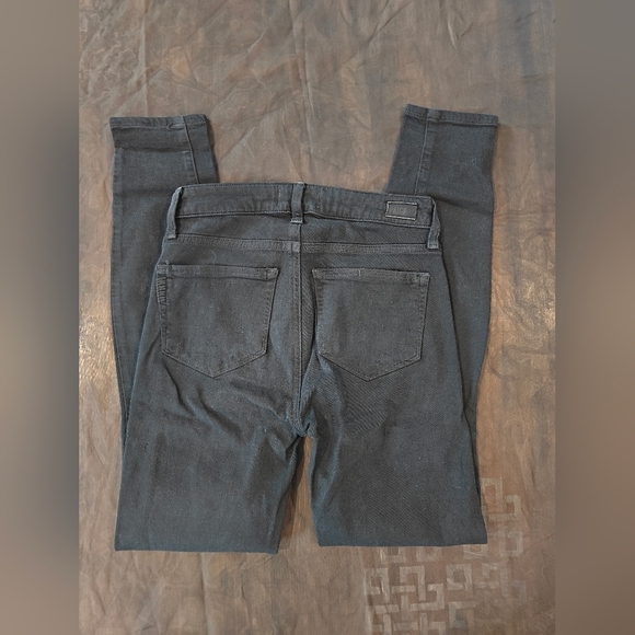 🤍PAIGE Hoxton Ankle Black Skinny Jeans - Picture 4 of 7